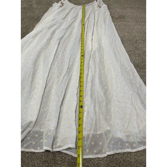 Solid & Striped Women’s Mid Solid Striped Sheer Cover-up Coastal Beachy Dress L - Picture 11 of 12